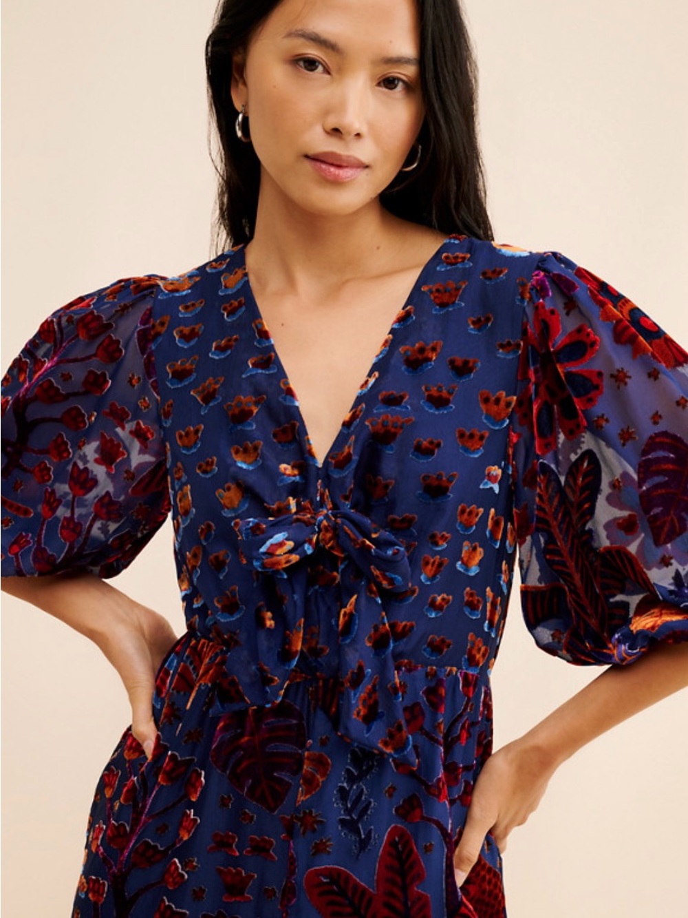 FARM Rio Jaguar Velvet Jumpsuit - Picture 3 of 9